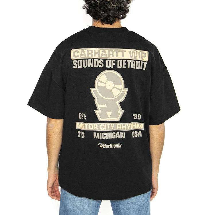 S/S Harttronix T-Shirt Black - Maglietta Girocollo Uomo Nera I034395.89XX  CARHARTT WIP 