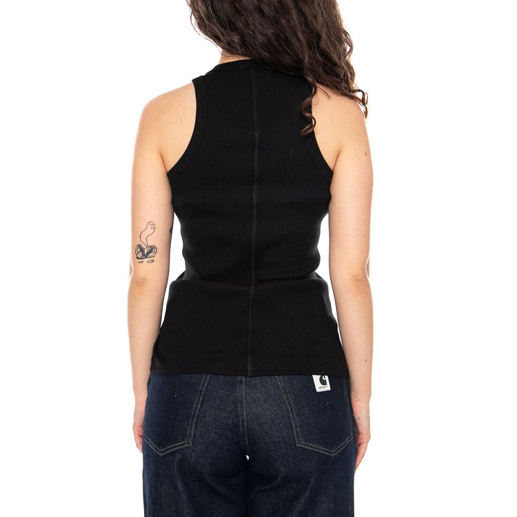 Canotta S/M Black Tank - Canotta Donna Nera TF5388 031 LACOSTE 