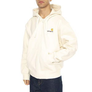 Hooded American Script Jacket Natural - Giacca Uomo Beige I033063.05XX  CARHARTT WIP 