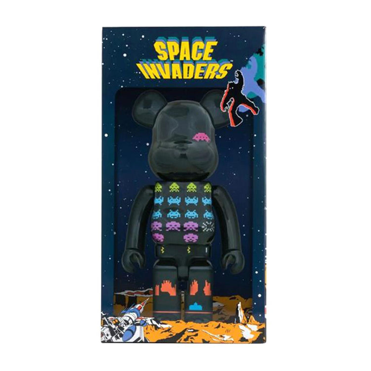 Medicom Space Invaders Be@rbrick Black 400% - Toy Medicom Multicolore MDTSPACE1  MEDICOM TOY 