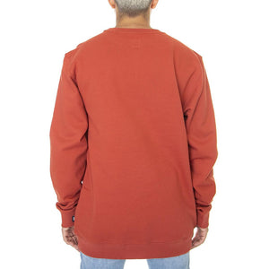 Vans Classic - Felpa Girocollo Uomo Rossa / Chili Oil VN0A456ASQ61  VANS 