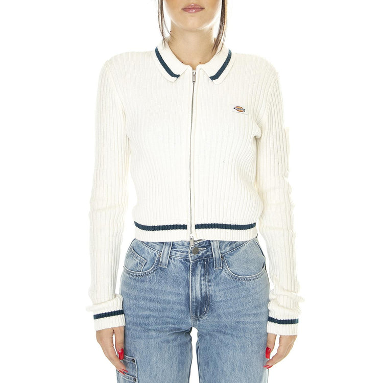 Elkhart Cardigan W Ecru - Cardigan Donna Bianco DK0A4YMGECR1  DICKIES 