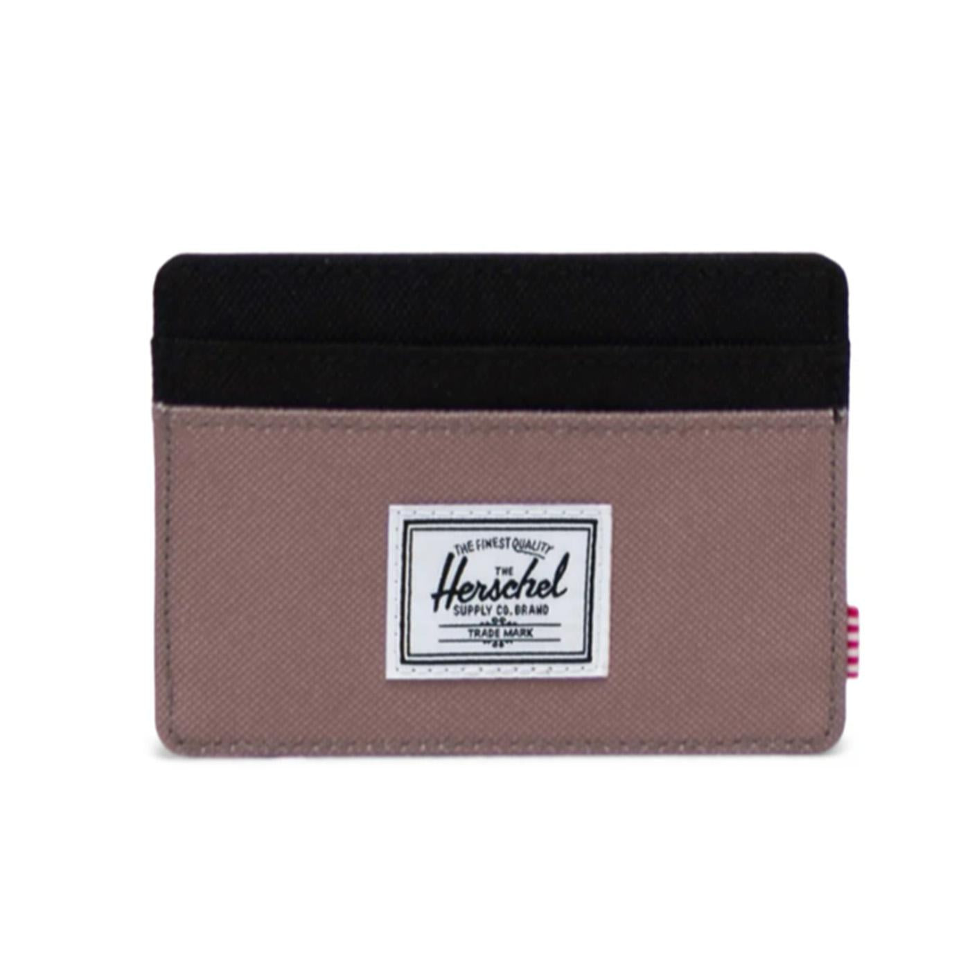 Charlie Cardholder Taupe Grey / Black - Portacarte Multicolore 30065-06112-OS  HERSCHEL 