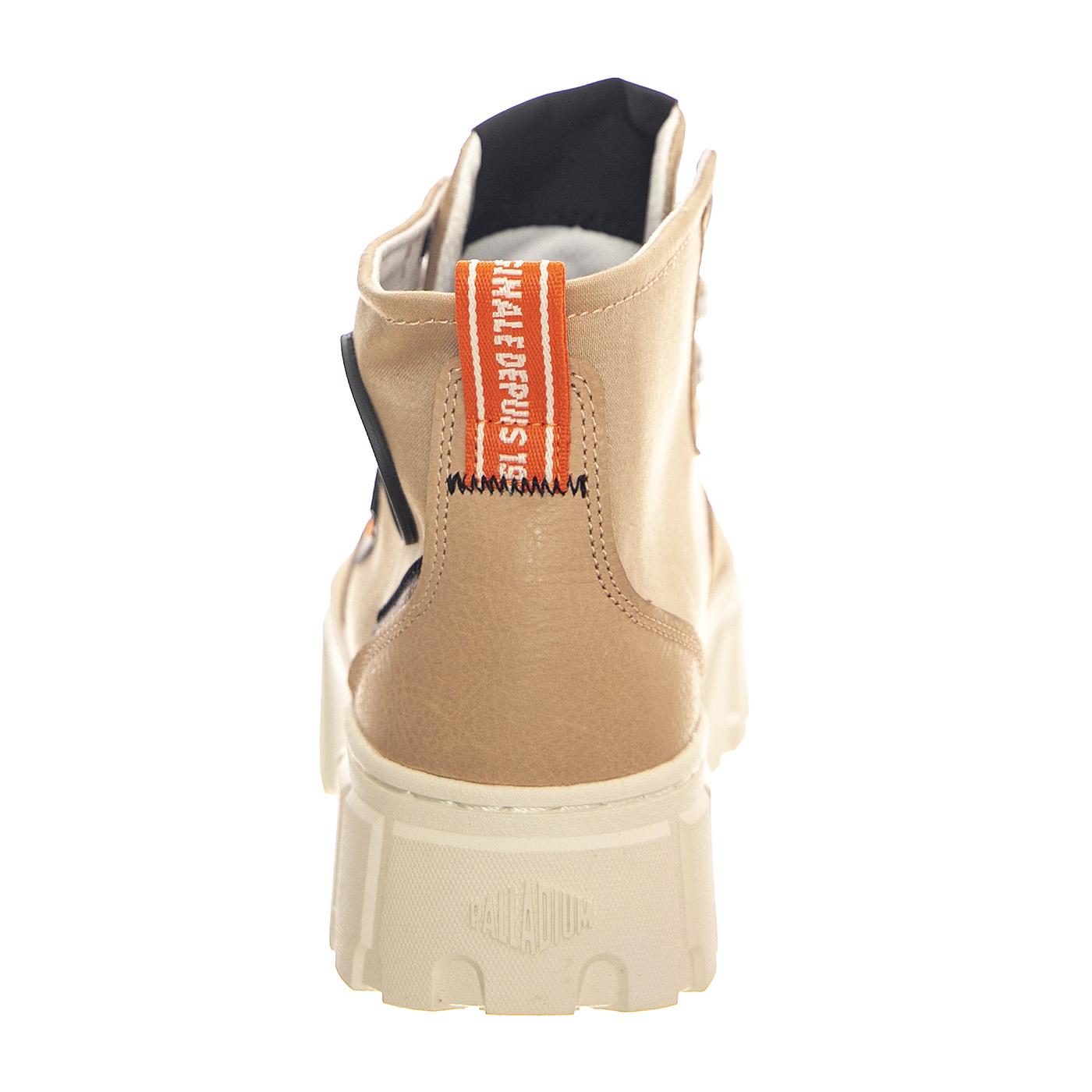 PALLATOWER HI NUDE DUST - Stivaletti Stringati Donna Beige PAS98573-662-M . PALLADIUM 