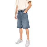 Five Baggy 9893 Pin DNM Shorts VD2 Blue - Bermuda Denim Jeans Homme Bleu  Homme ONLY & SONS
