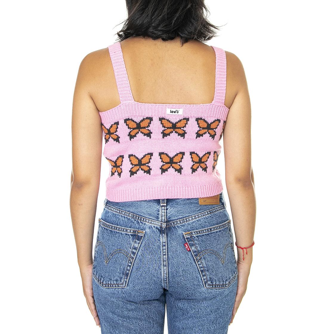Heavens Butterflies Prism - Canotta in Maglia Donna Multicolore A3200-0000  LEVIS 