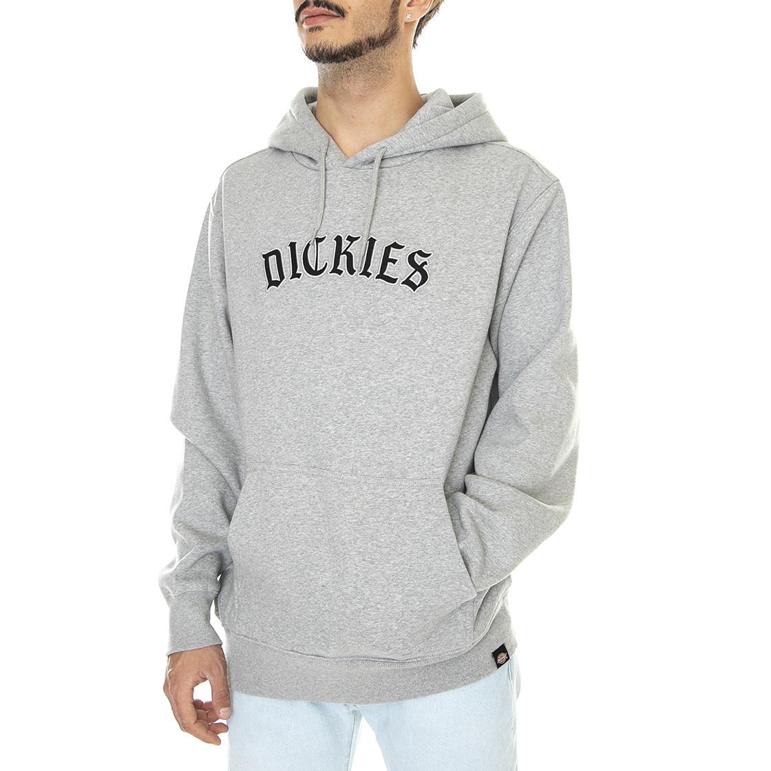 Union Spring Hoodie Grey Melange - Felpa con Cappuccio Uomo Grigia DK0A4XYRGYM1  DICKIES 