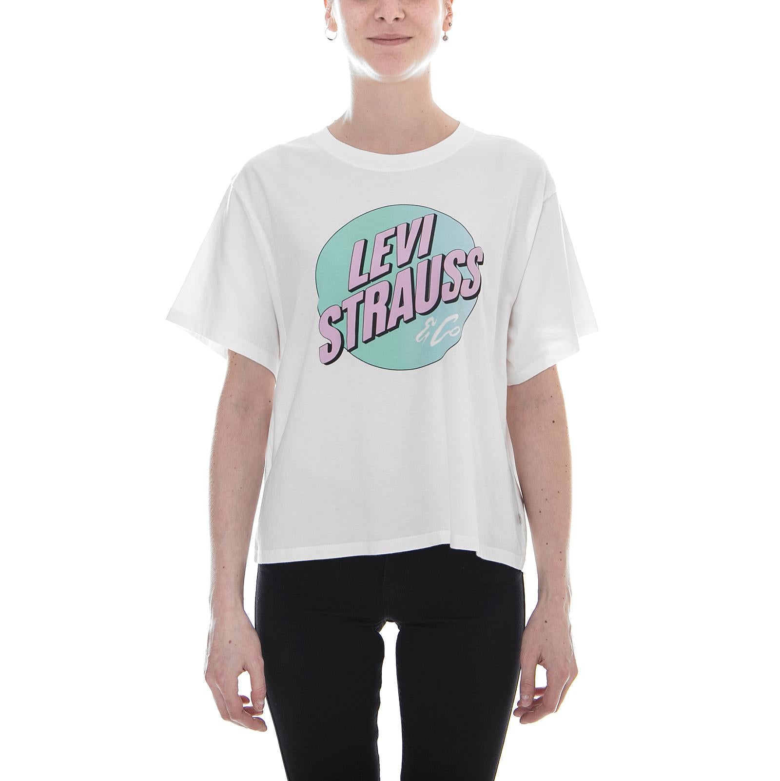 GRAPHIC J.V. TEE CIRCLE CLOUD DANCER 39389-0006  LEVIS 