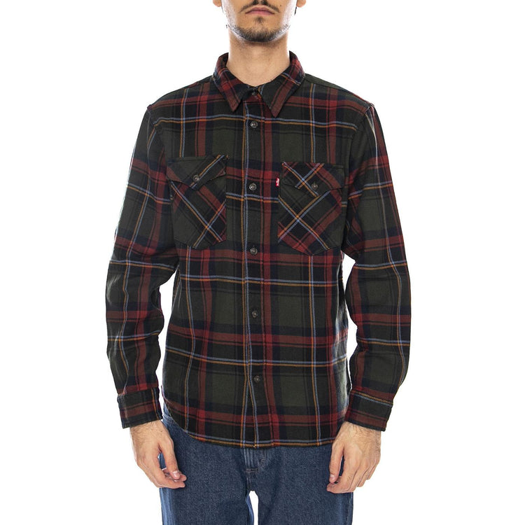 Relaxed Fit Western Herman Plaid Duffel Multi Color Shirt - Camicia Uomo Western Multicolore A1919-0066  LEVIS 