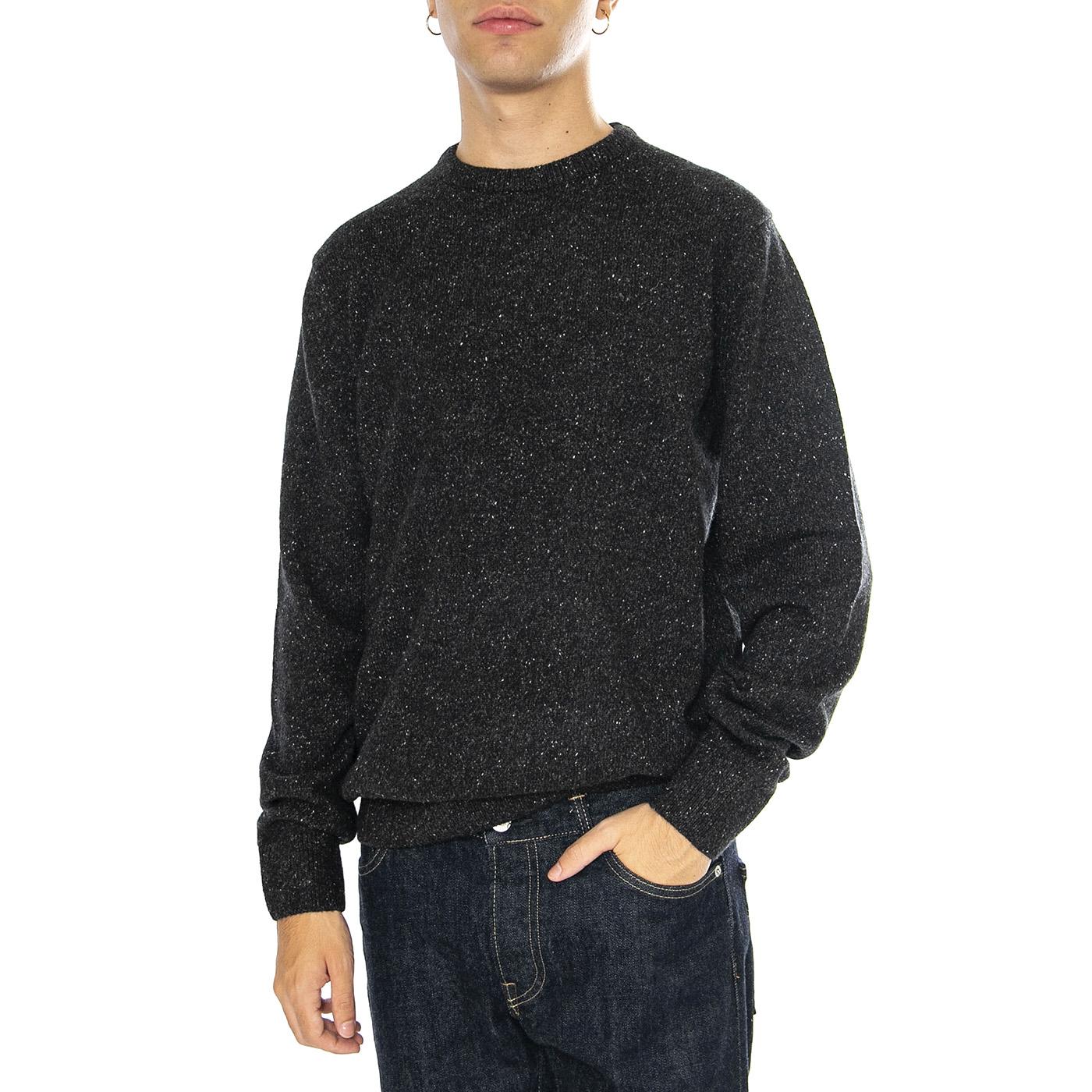 Essential Tisbury Crew Black - Maglione Girocollo Uomo Nero MKN0844-BK31  BARBOUR 