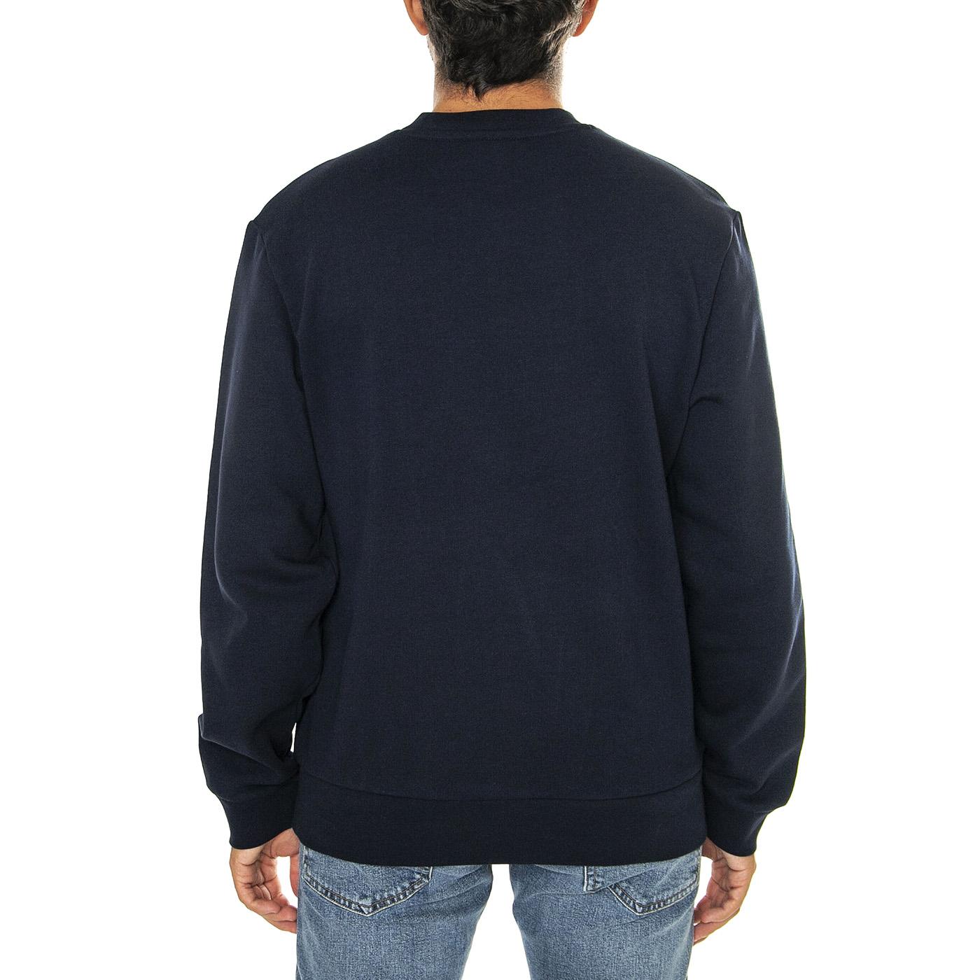 Sweatshirt SH9608-166 - Felpa Girocollo Uomo Blu SH9608-166  LACOSTE 