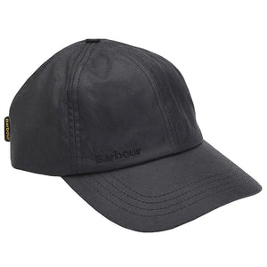 Wax Sports Cap Black Classic - Cappellino con Visiera Nero FW22-MHA0005-BK91  BARBOUR 