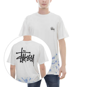 BASIC STUSSY TD TEE NATURAL/BLUE 1904251-NAT2 . STUSSY 