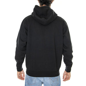Established Works Bold Zip Hooded Fleece Black - Felpa con Cappuccio e Zip Uomo Nera 112460010-BLKe  OBEY 