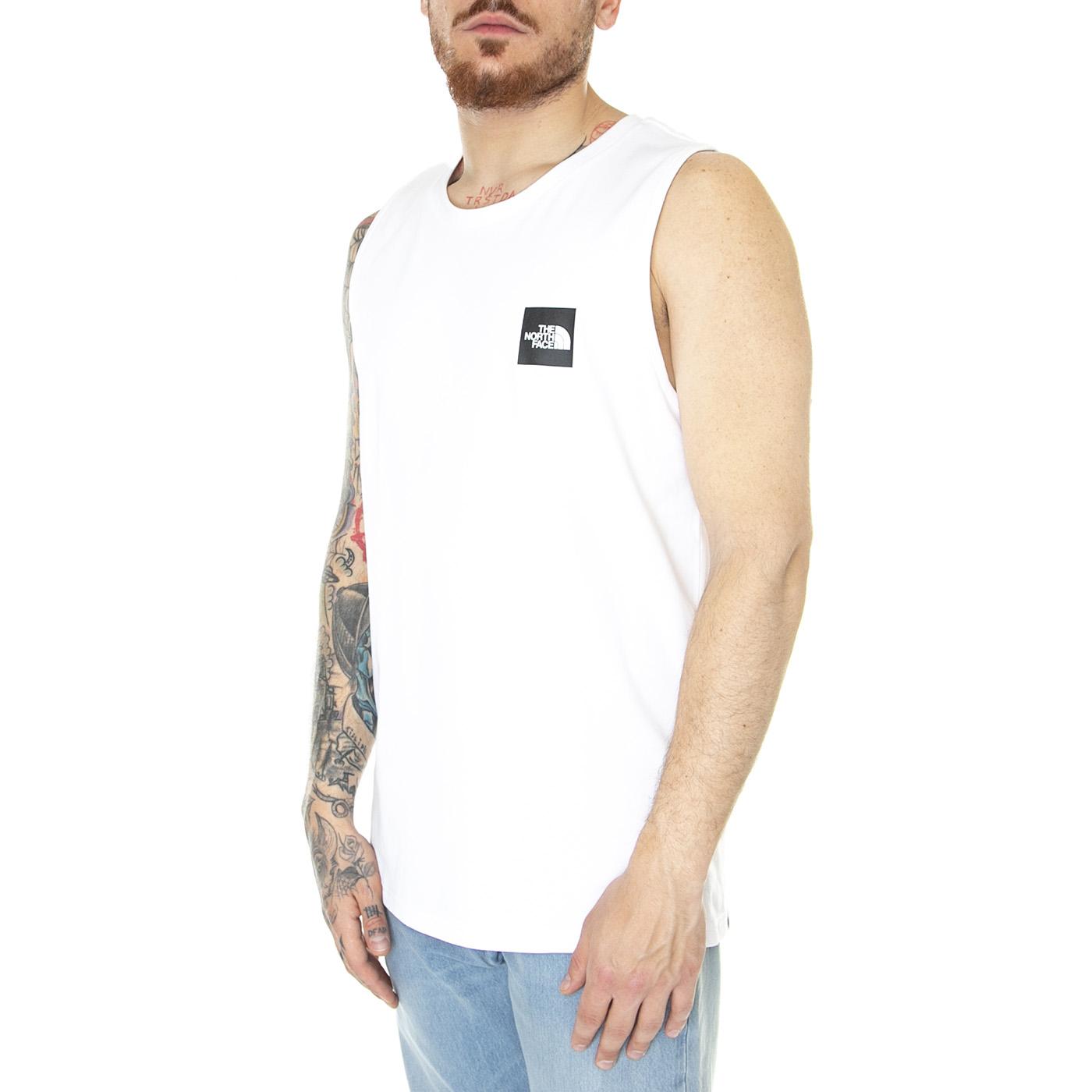 M' Summer Logo Tank Tnf White - Canotta Uomo Bianca NF0A8239FN41  THE NORTH FACE 