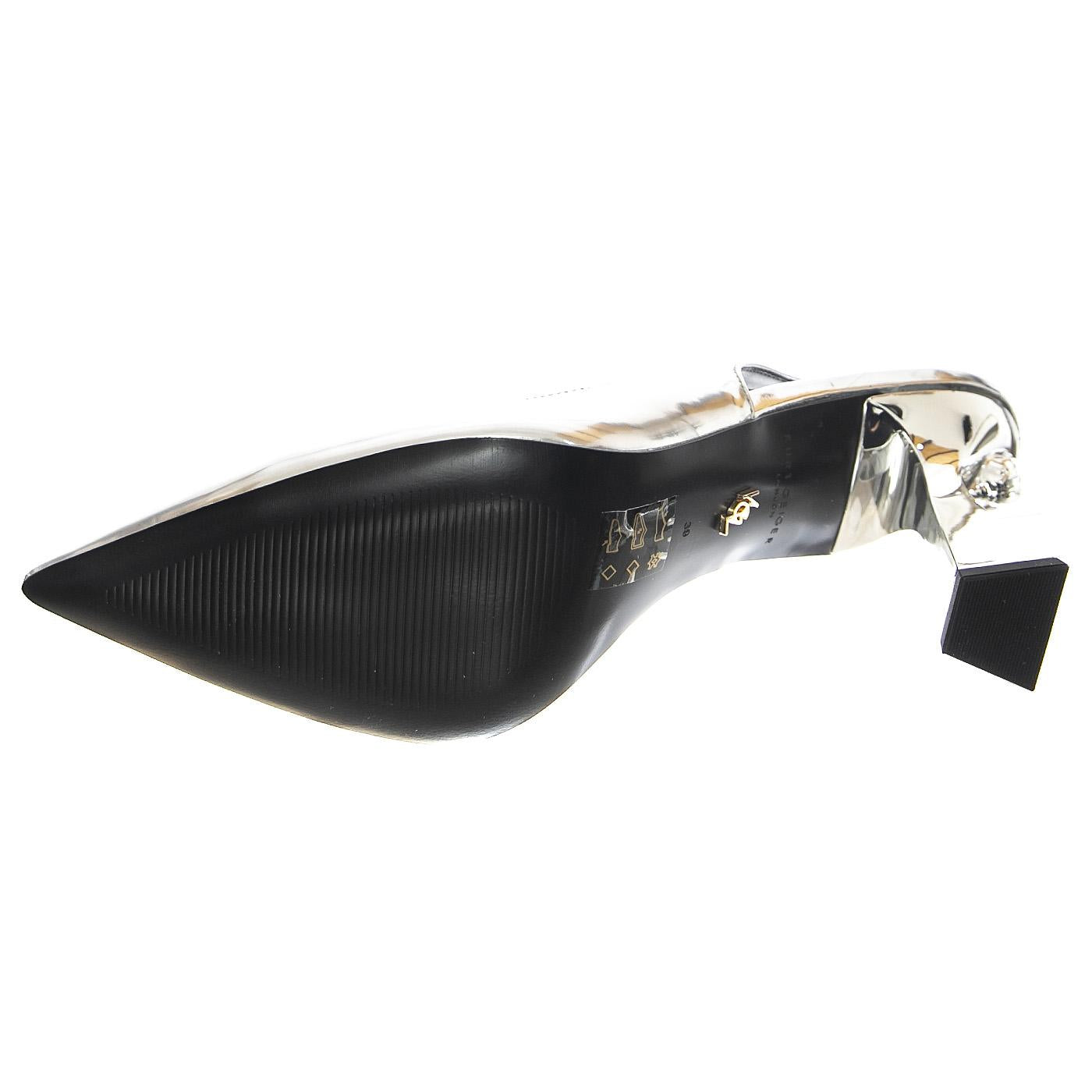 London Slingback Leather Silver - Sandali Donna Argento KGS9314863109-63  KURT GEIGER 