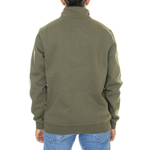 Oakport Quarter Zip Military Green - Felpa Collo Alto Uomo Verde DK0A4XD4MGR1  DICKIES 