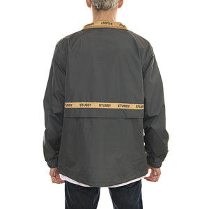 LEWIS TRACK JACKET GREY 115377-GREY  STUSSY 