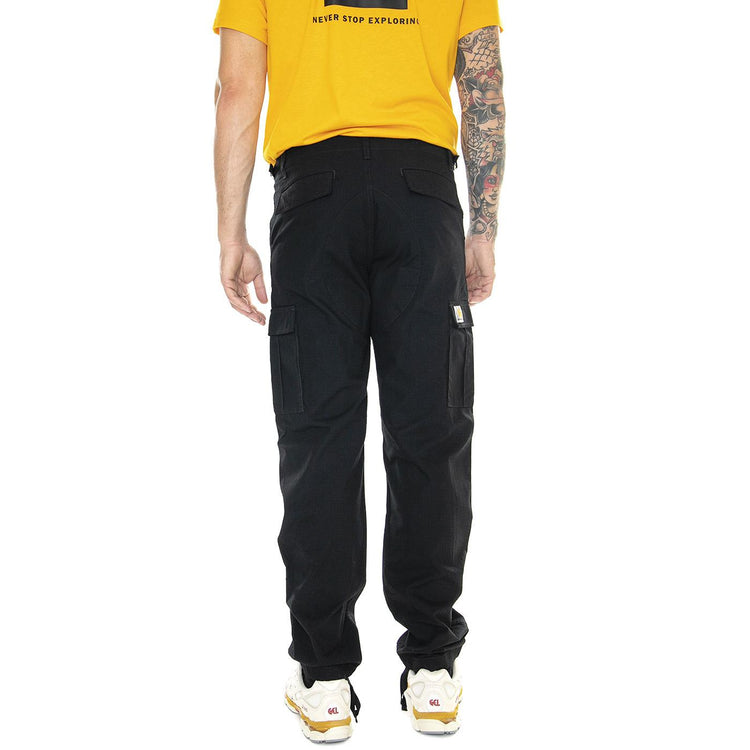 Aviation Pant Black /rinsed - Pantaloni Uomo Neri I032468.8902  CARHARTT WIP 