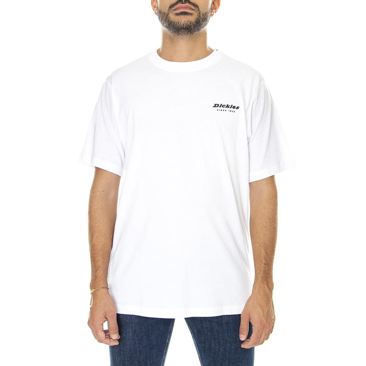 Reworked Tee White - Maglietta Girocollo Uomo Bianca DK0A4XKIWHX1  DICKIES 