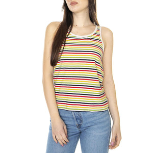 W' Hilt II Linen Tank Dove - Canotta Donna Multicolore 22247-DOVE  BRIXTON 