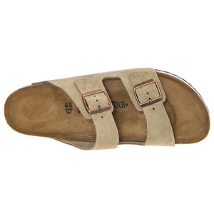 Arizona Taupe, Suede Leather - Sandali Uomo Beige 051463 . BIRKENSTOCK 