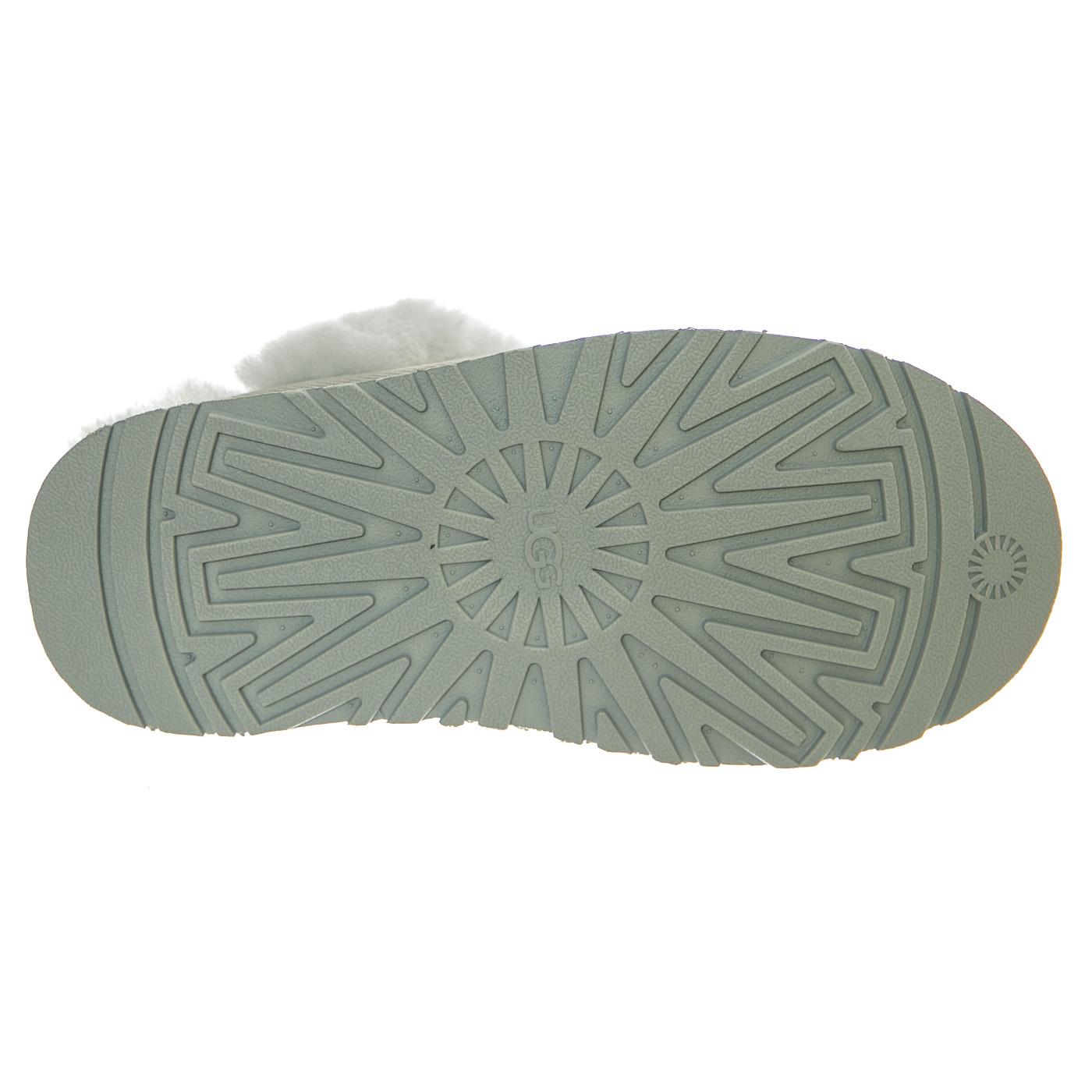 W Disquette White -- Pantofole Donna Verdi 1122550 BLK UGG 