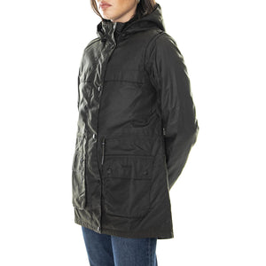 Cassley - Giacca Invernale con Cappuccio Donna Verde LWX1080-OL71-FW21  BARBOUR 
