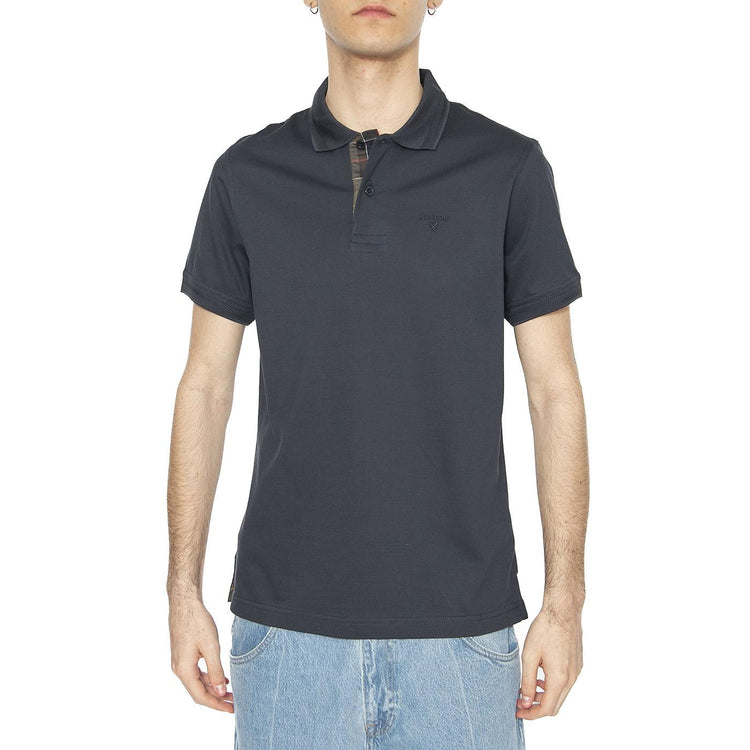 Premium Tartan Piquet Polo Navy - Polo Uomo Blu MML1464-NAVY  BARBOUR 