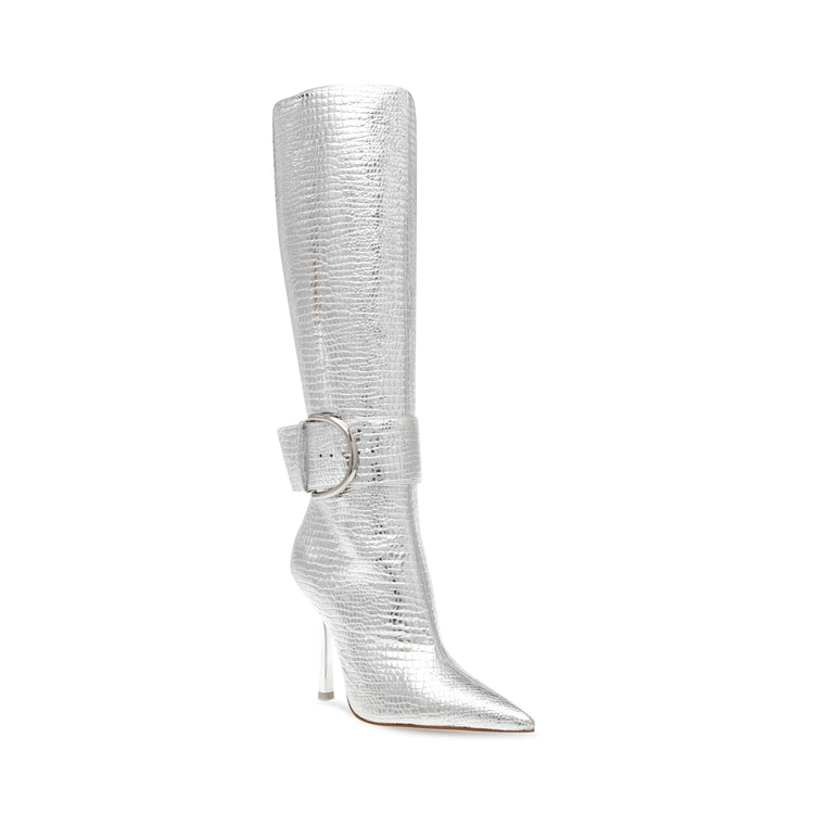 Priyanka Silver Croco - Stivali Donna Argento SMSPRIYANKA-393  STEVE MADDEN 