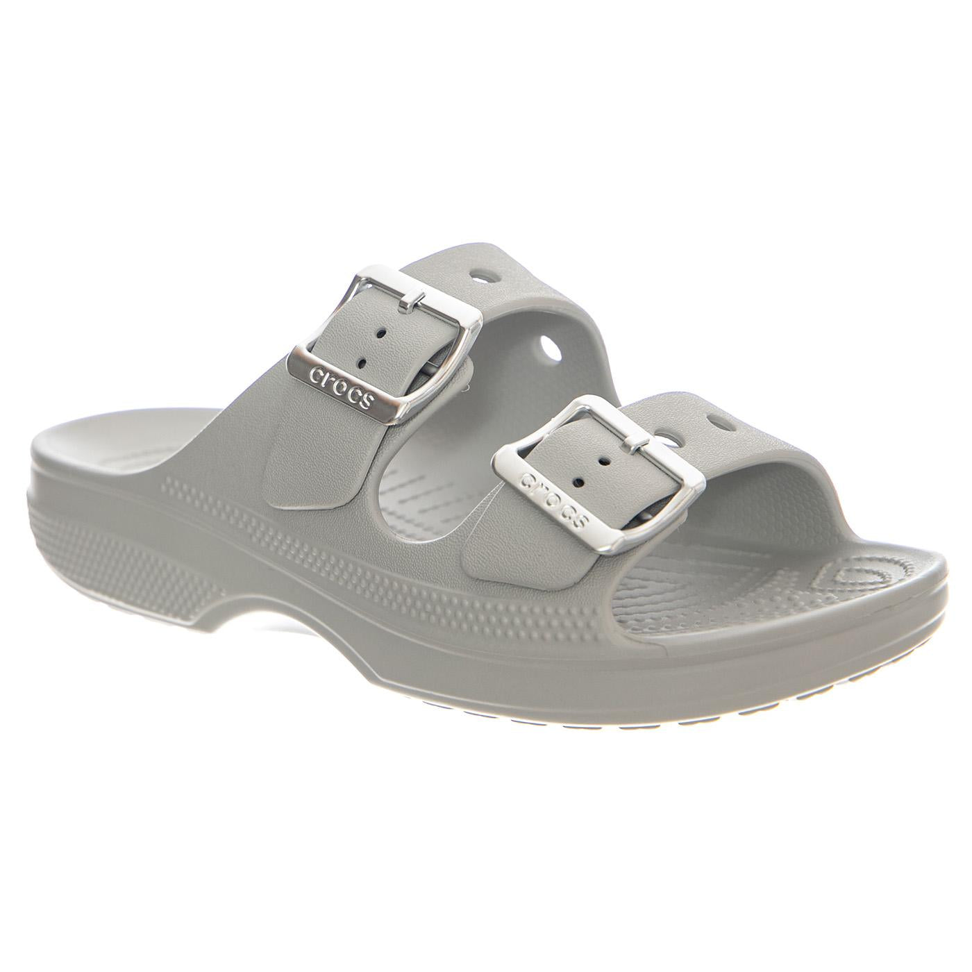 Saturday Metallic Buckle Sndl Grey - Sandali Donna Grigi CR.213316 ATMO CROCS 