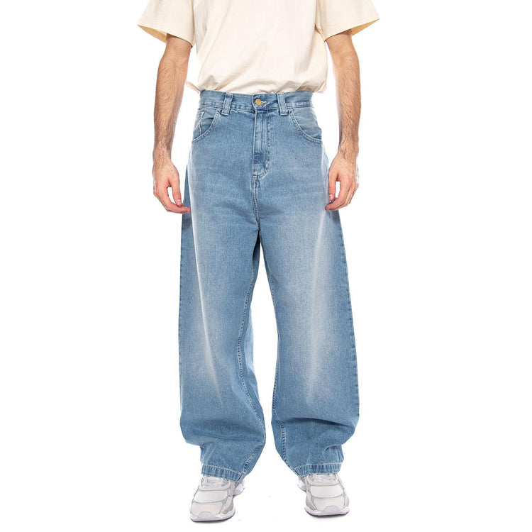 Brandon Pant Blue - Pantaloni Denim Jeans Uomo Blu I036544 01ZO CARHARTT WIP 