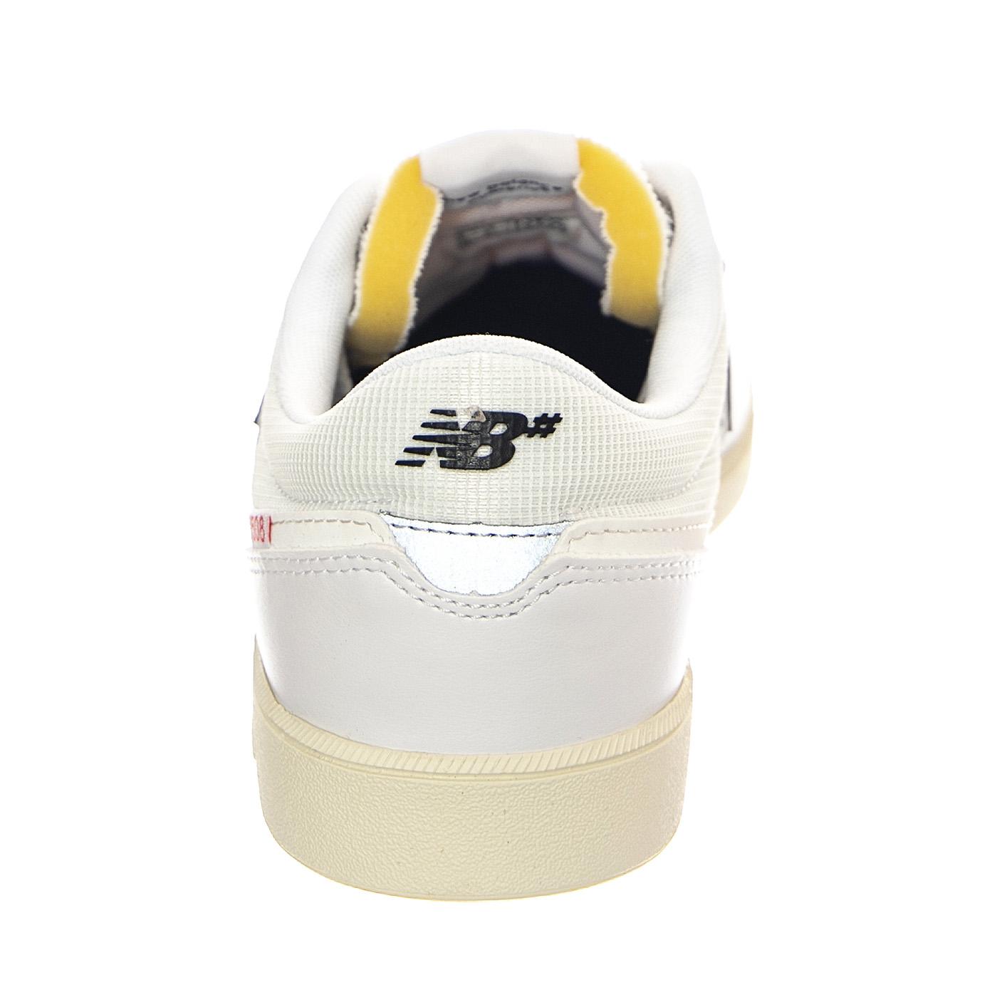 M' Numeric Skateboarding White / Black - Scarpe Stringate Profilo Basso Uomo Bianche NM508TGS  NEW BALANCE 
