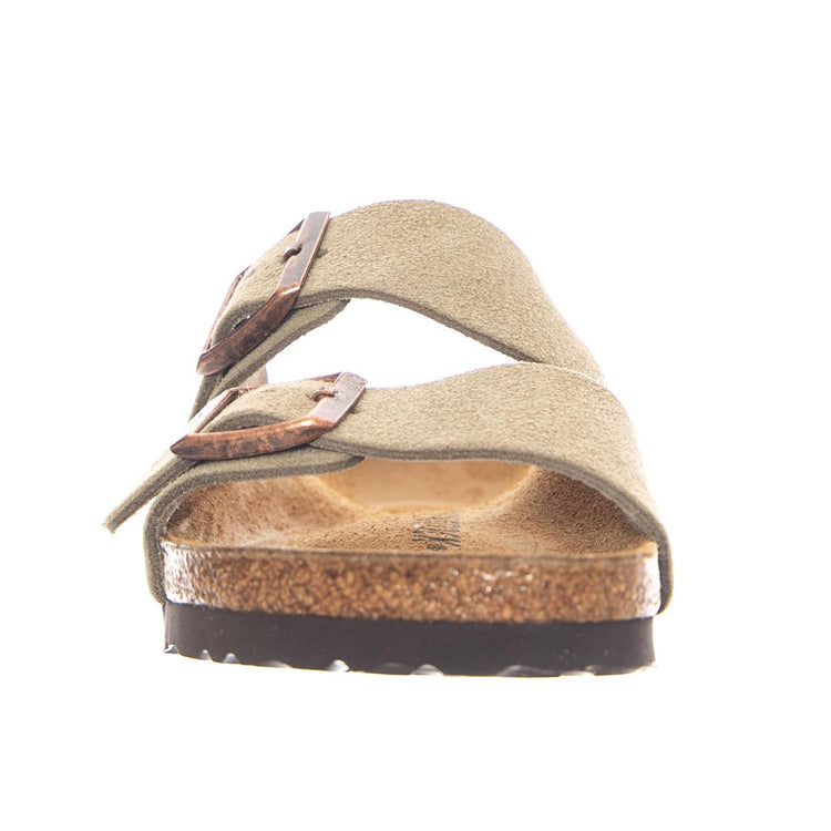 Arizona Suede Leather Narrow Fit Taupe - Sandali Uomo / Donna Beige 051463 TPE BIRKENSTOCK 