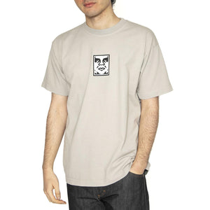 Icon Heavyweight Tee Gray - Maglietta Girocollo Uomo Grigia 166913013-SIG  OBEY 