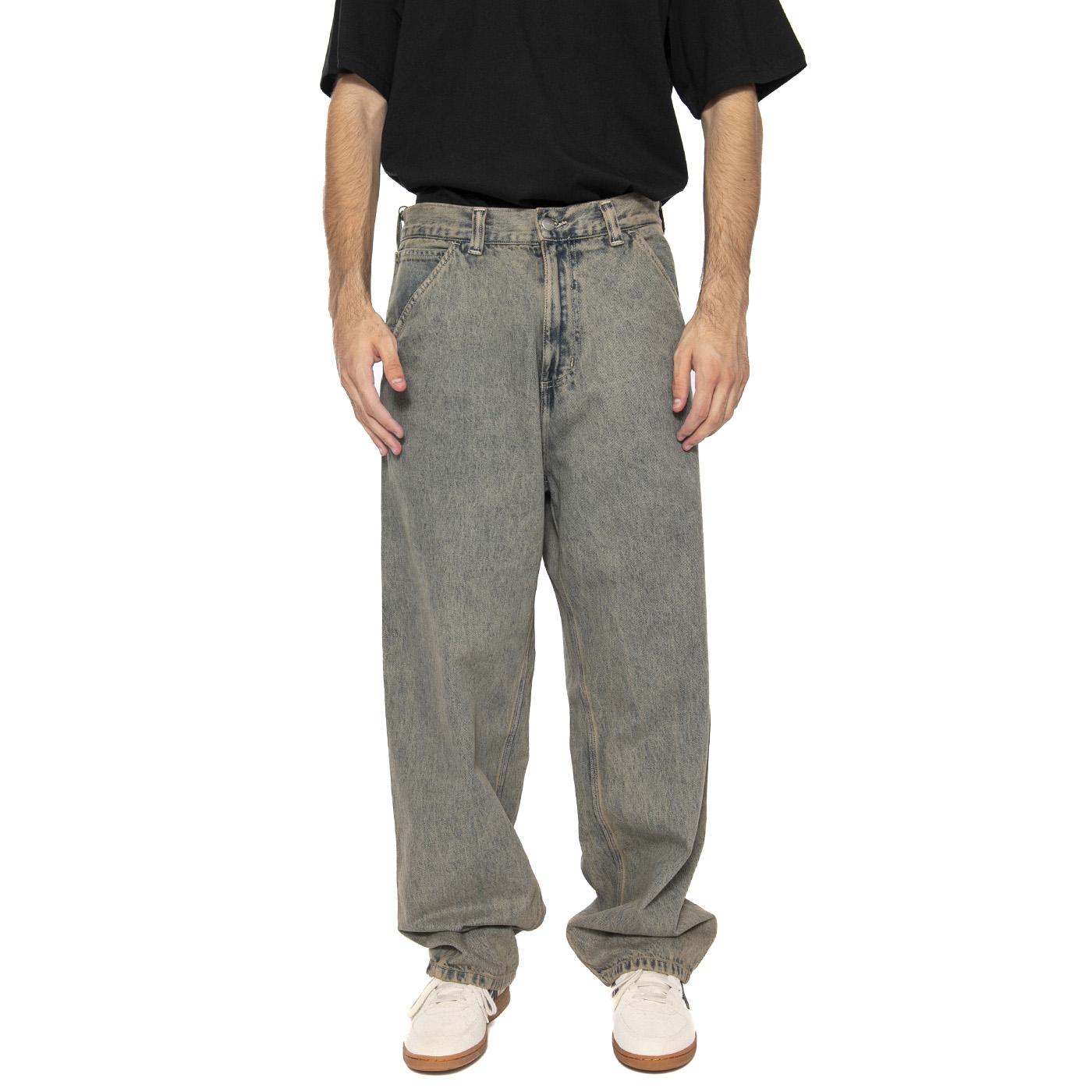 OG Single Knee Pant Blue / Leather - Pantaloni Uomo Blu I035819.3FUGD  CARHARTT WIP 