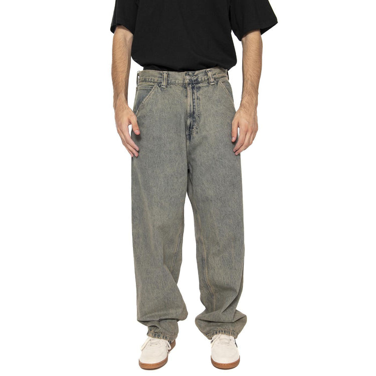 OG Single Knee Pant Blue / Leather - Pantaloni Uomo Blu I035819.3FUGD  CARHARTT WIP 