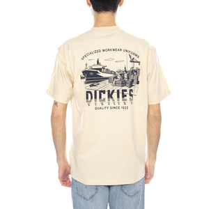 Pelham SS Maglietta -- Maglietta Uomo Beige (Wood Ash) DK0A87QJL171 . DICKIES 