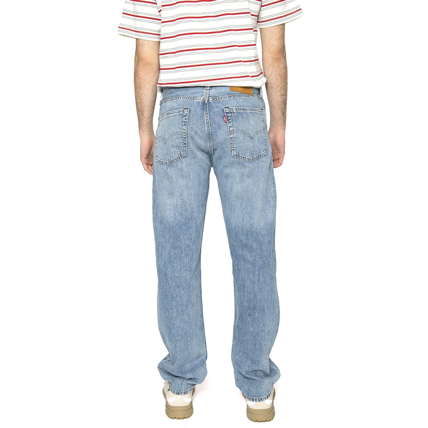 555 Relaxed Straight Tried Our Best LTW - Pantaloni Denim Jeans Uomo Blu 000LO-0012 . LEVIS 