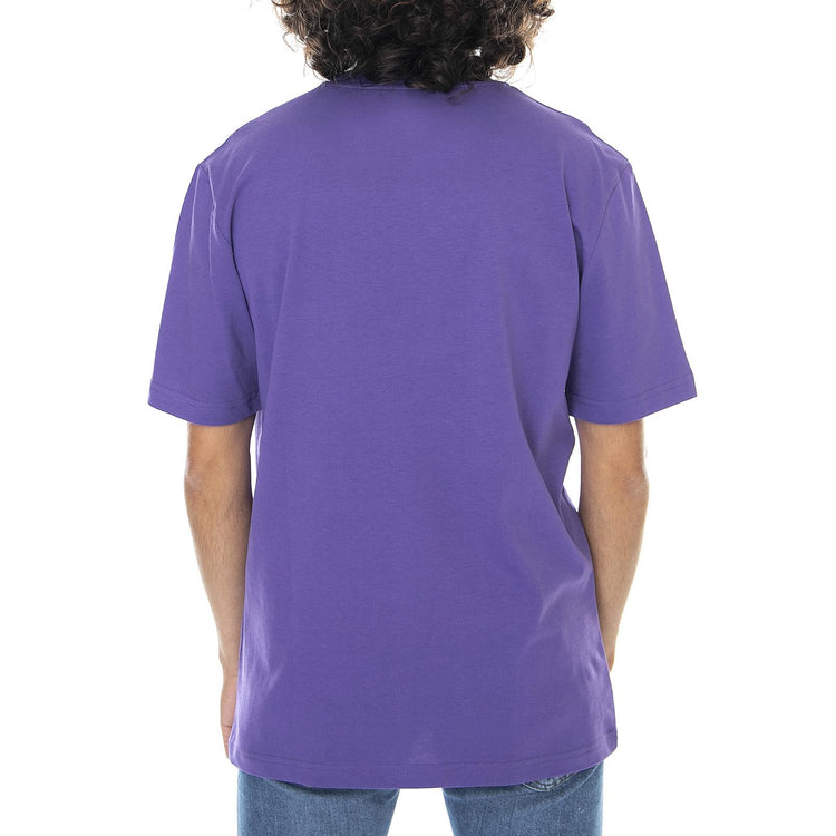 Mens Dark T-Shirt - Purple - Maglietta Girocollo Uomo Viola 0252PUR . DOOMSDAY 