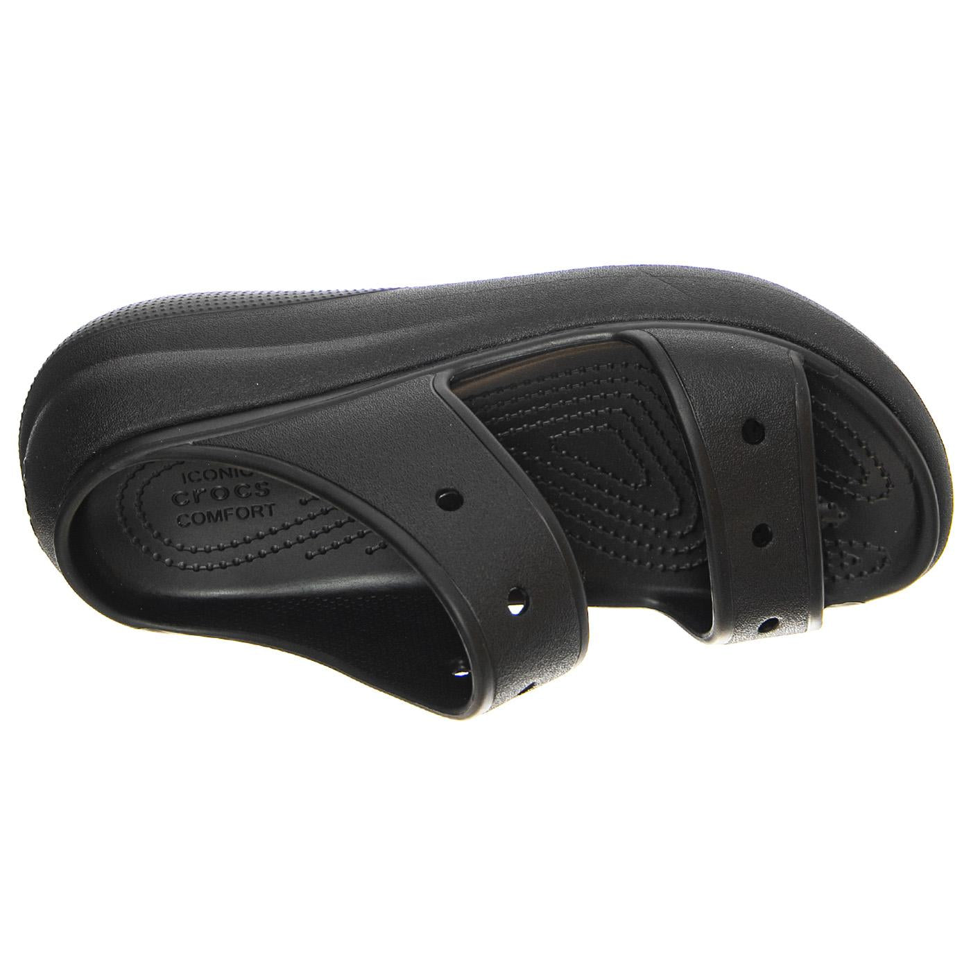 W' Classic Crush Sandal W BLK - Sandali Donna Neri CR.207670-BLK  CROCS 