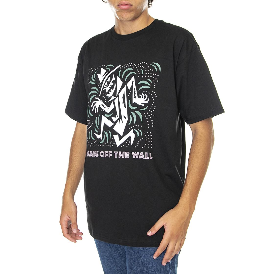Sketchy Exit SS Tee Black - Maglietta Girocollo Uomo Nera VN0A7S5YBLK1  VANS 
