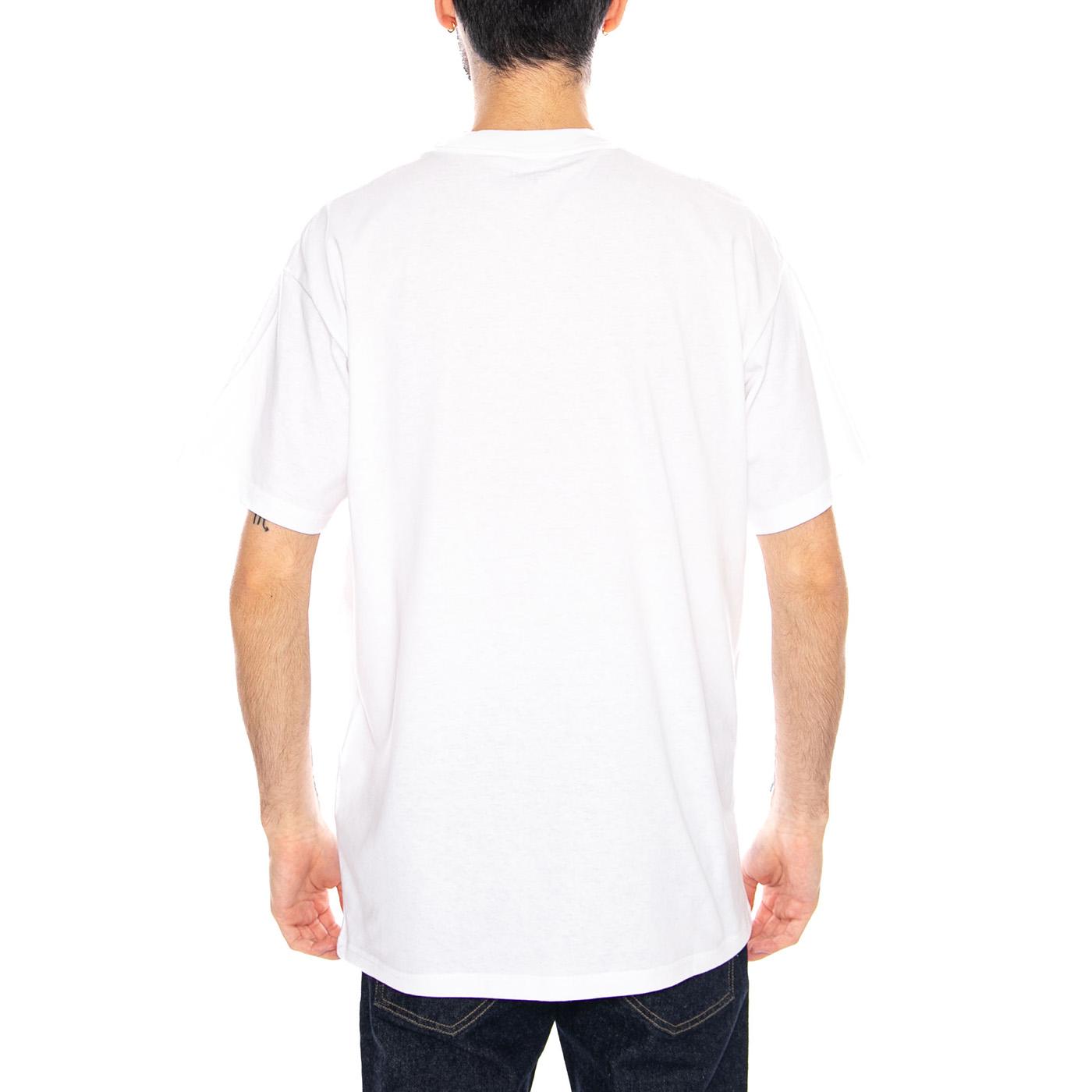 S/S Impact T-Shirt White - Maglietta Girocollo Uomo Bianca I036265 02XX CARHARTT WIP 