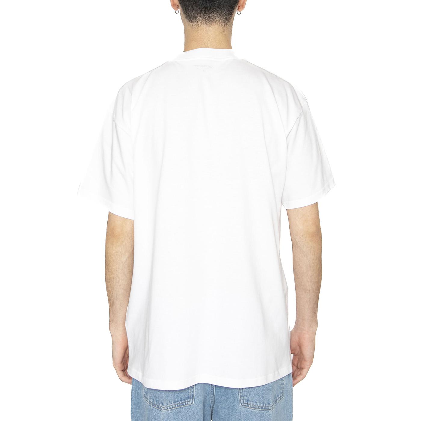 S/S Cai Arfon Bellis T-Shirt White - Maglietta Girocollo Uomo Bianca I034781.02XX  CARHARTT WIP 