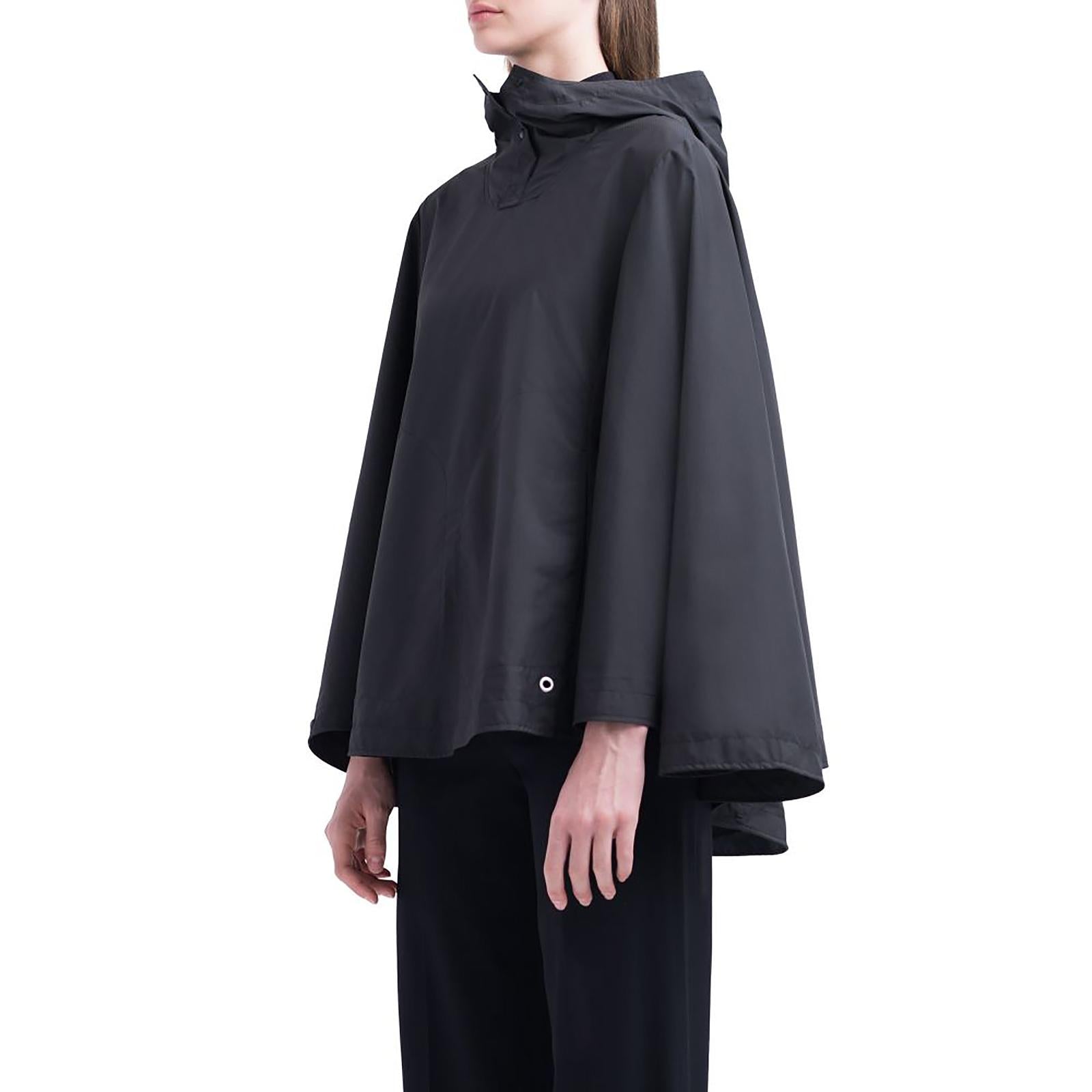 Voyage Poncho - Black - Mantella Donna Nera 15005-00001  HERSCHEL 