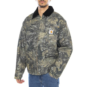 Og Detroit Jacket Camo Combi, Green / Black - Giacca Uomo Multicolore I035614.3BL06  CARHARTT WIP 