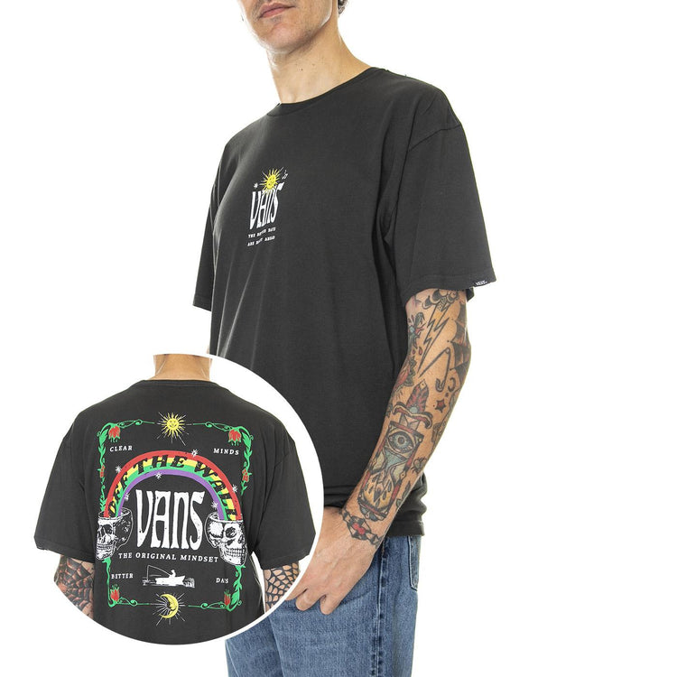 Original Mindset SS Tee Black - Maglietta Girocollo Uomo Nera VN0A7S78BLK1  VANS 