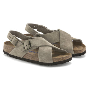 Tulum SFB Taupe Suede Leather - Sandali Donna Grigi 1024110  BIRKENSTOCK 