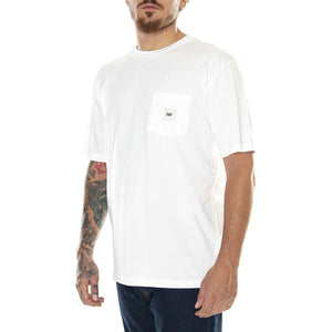 M' Essential Pocket T-Shirt Bone - Maglietta Girocollo Uomo Bianca 6010109-11-4300  CAT 