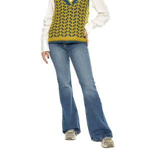 Fierce Flare Meadow - Pantaloni Denim Jeans Donna Blu 112356799-BLUE  WRANGLER 